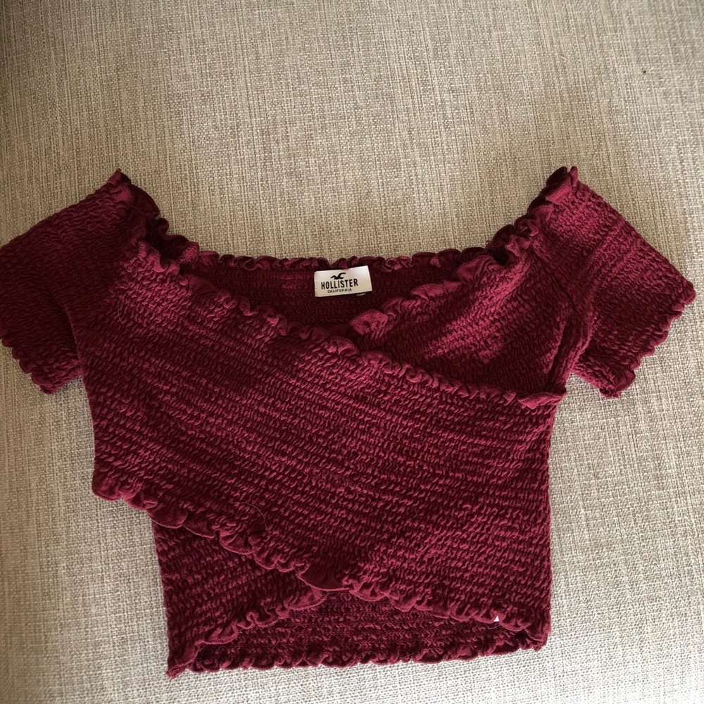 hollister wrap top